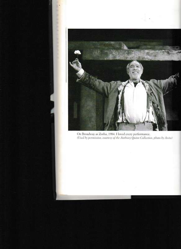 ONE MAN TANGO, ANTHONY QUINN, AN AUTOBIOGRAPHY * SIGNED *
