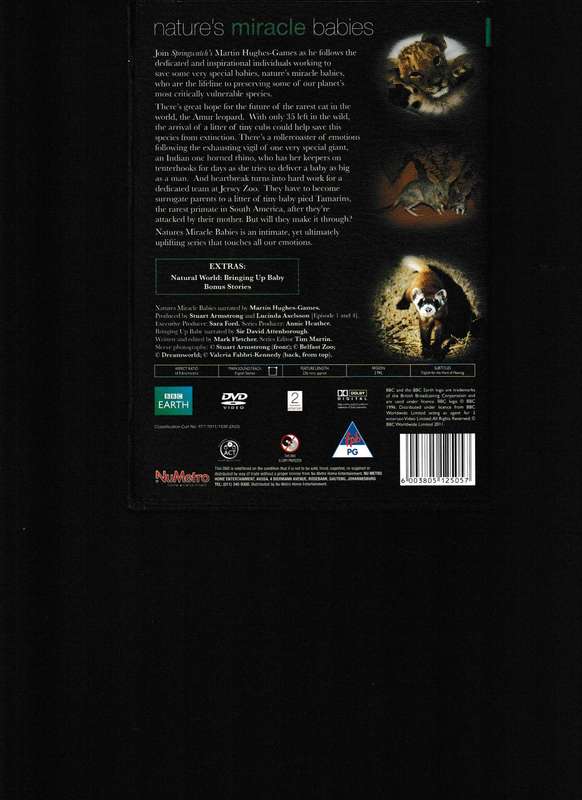 NATURE'S MIRACLE BABIES 2 DVD SET
