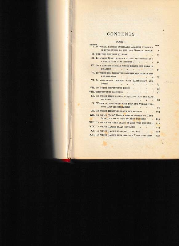 DIRK, A SOUTH AFRICAN 1 ST. ED. 1913