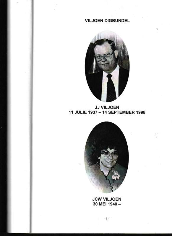 DIGBUNDEL, JJ & JCW VILJOEN