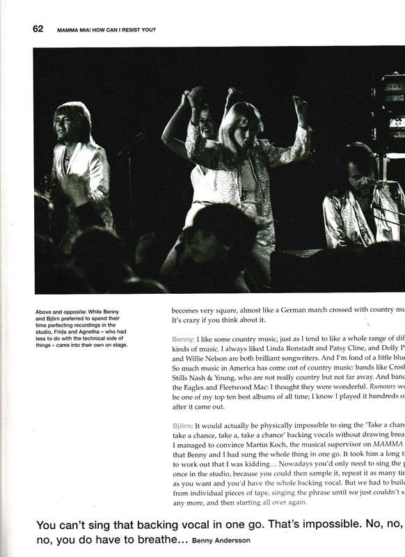 MAMMA MIA! THE INSIDE STORY OF MAMMA MIA! AND THE SONGS OF ABBA