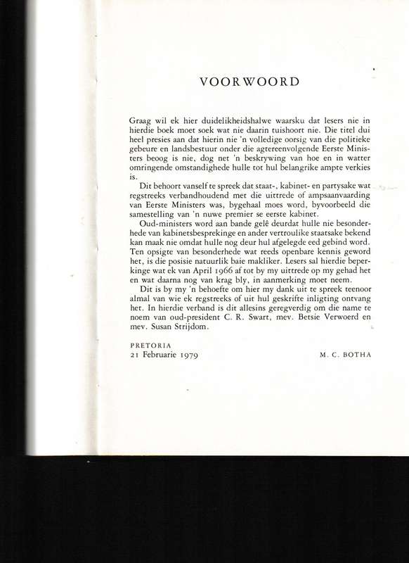 PREMIERS VERKIESINGS SEDERT 1910