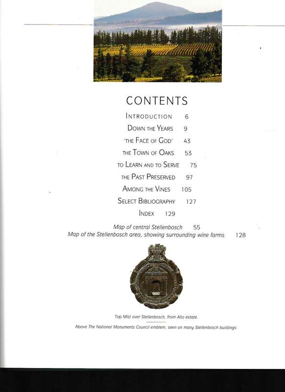 STELLENBOSCH, PLACE OF GABLES, OAKS & WINE