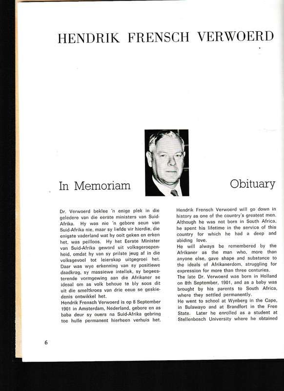 HENDRIK FRENSCH VERWOERD, FOTOBIOGRAFIE 1901-1966 * BEPERKTE OPLAAG VAN 400, DIE EEN NR. 146