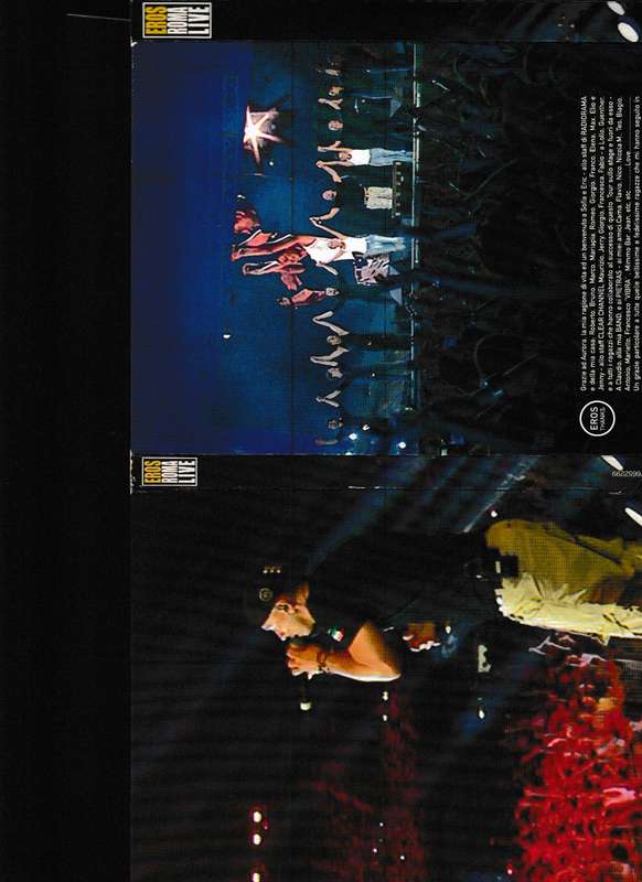 EROS ROMA LIVE 2 DISC DVD SET
