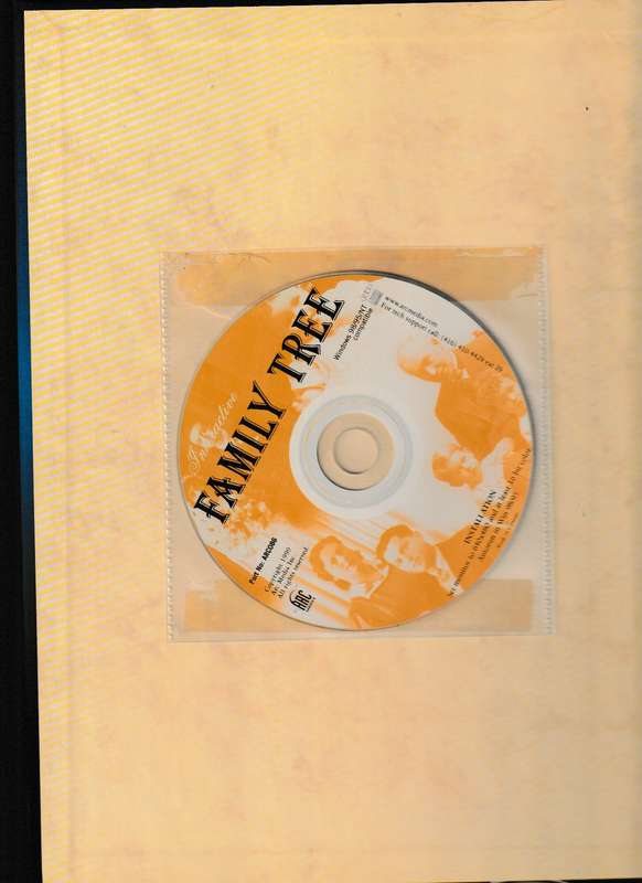 TRACING YOUR ANCESTORS, AN EASY REFERENCE GUIDE TO DRAWING UP YOUR FAMILY TREE, FREE CD