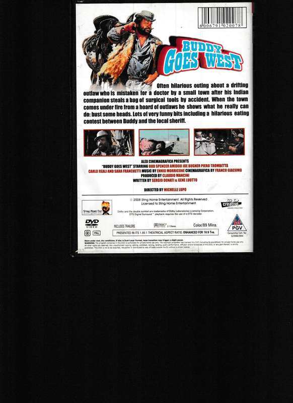 BUDDY GOES WEST DVD
