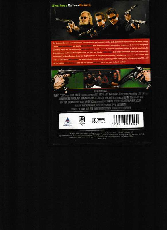 THE BOONDOCK SAINTS DVD