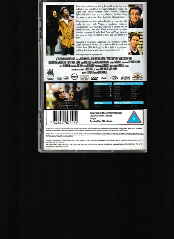 AT FIRST SIGHT DVD