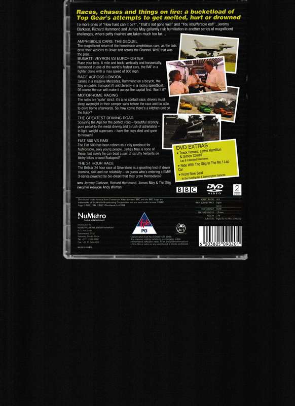 TOPGEAR, THE CHALLENGES 1-4 COLLECTION 6 DVD BOX SET