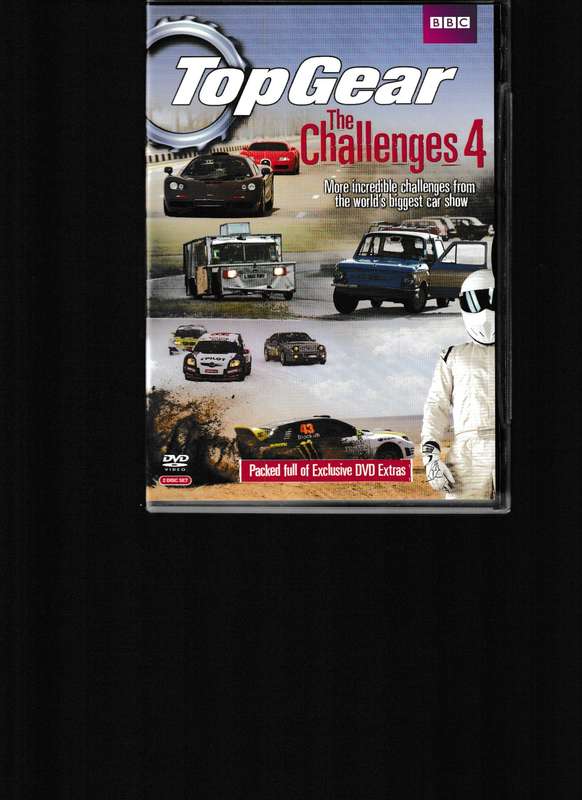 TOPGEAR, THE CHALLENGES 1-4 COLLECTION 6 DVD BOX SET