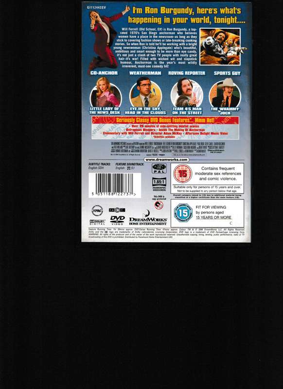 ANCHORMAN DVD