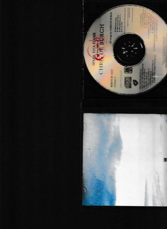 CHRIS DE BURGH, SPARK TO A FLAME, THE VERY BEST OF CD
