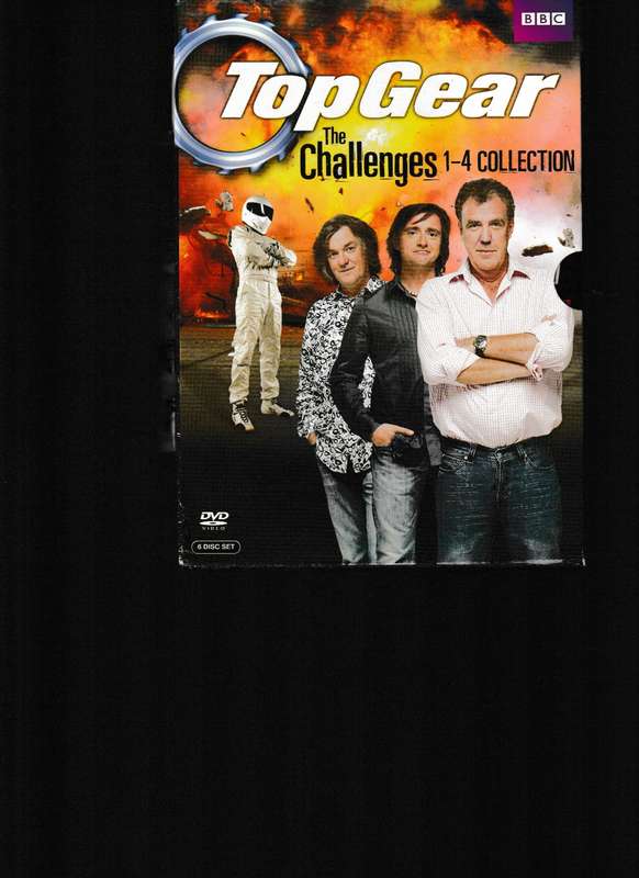 TOPGEAR, THE CHALLENGES 1-4 COLLECTION 6 DVD BOX SET