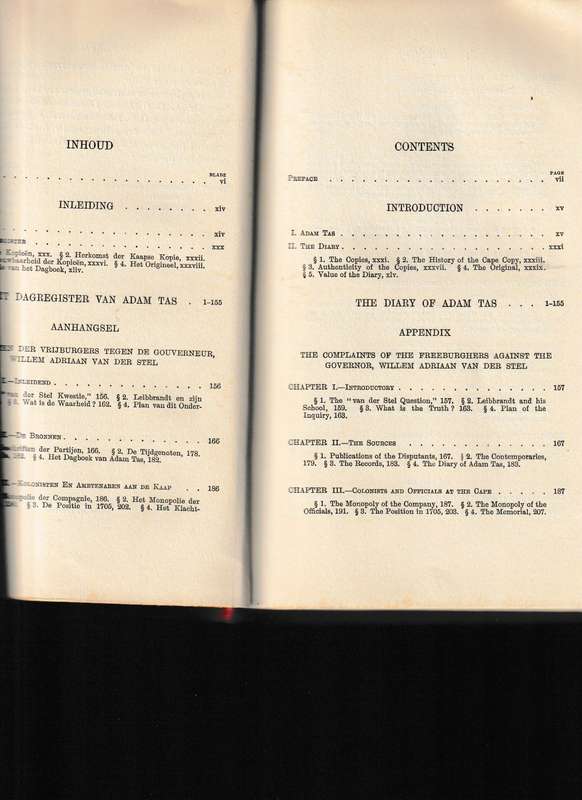 HET DAGBOEK VAN ADAM TAS  // THE DIARY OF ADAM TAS, 1 ST ED. 1914