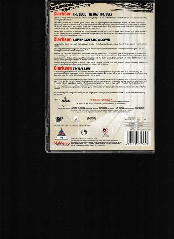 CLARKSON, THE ULTIMATE COLLECTION 3 DVD BOX SET