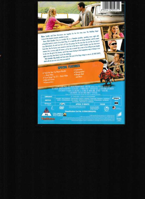 50 FIRST DATES DVD