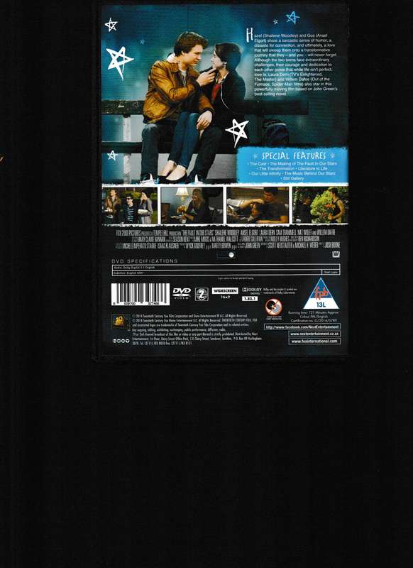 THE FAULT IN OUR STARS DVD