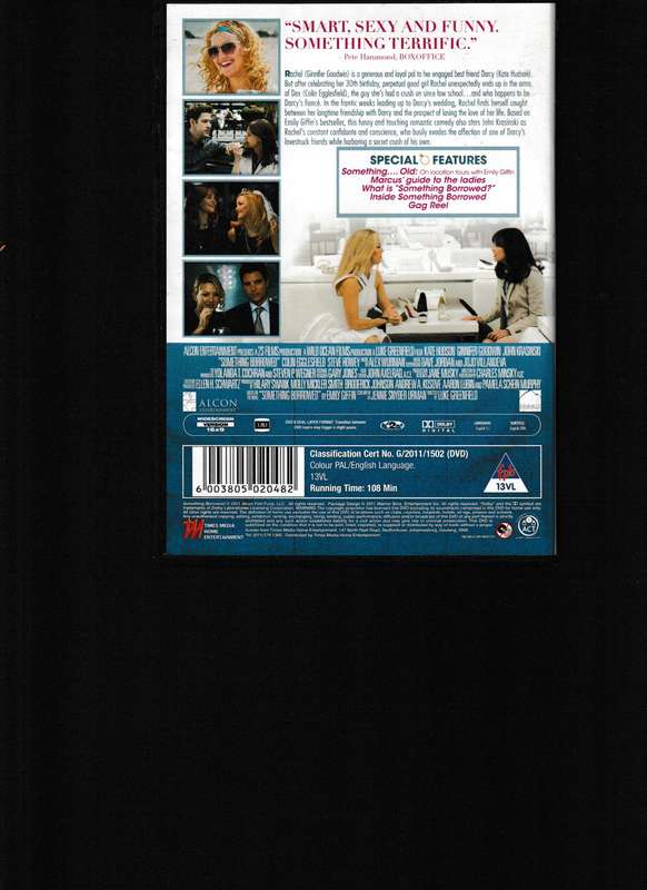 SOMETHING BORROWED DVD