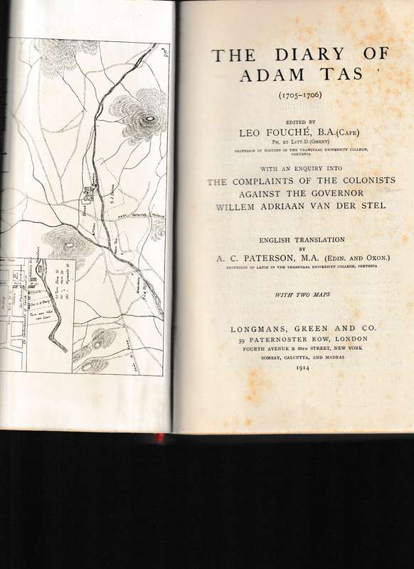 HET DAGBOEK VAN ADAM TAS  // THE DIARY OF ADAM TAS, 1 ST ED. 1914