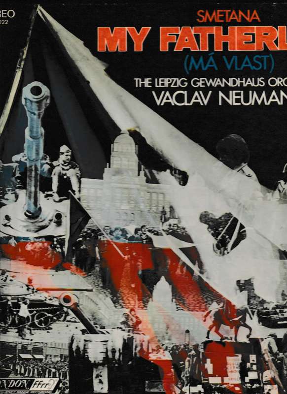 MY FATHERLAND, THE LEIPZIG GEWANDHAUS ORCHESTRA, VACLAV NEUMANN 2 VYNIL RECORDS
