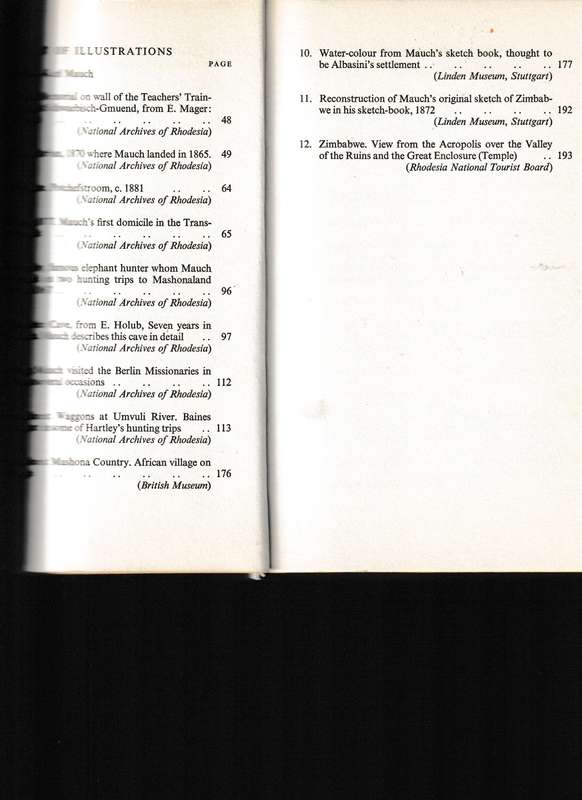 KARL MAUCH, AFRICAN EXPLORER, LIMITED COPIES