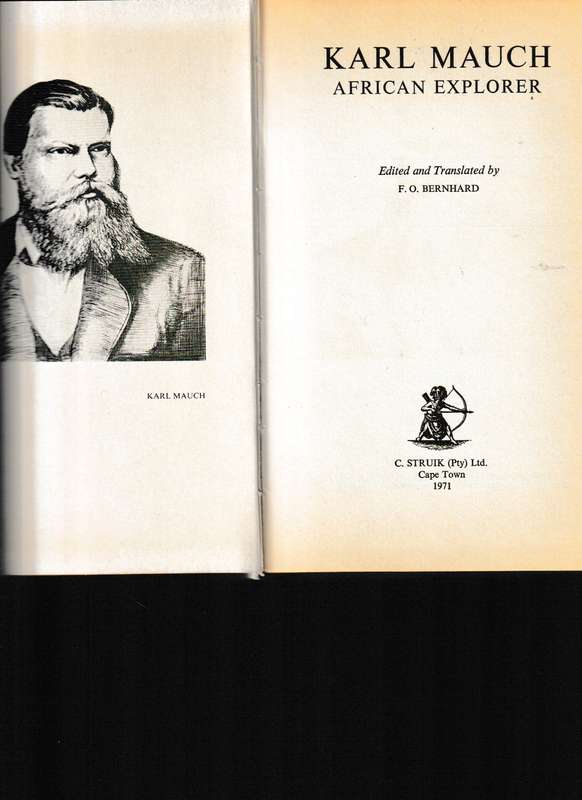 KARL MAUCH, AFRICAN EXPLORER, LIMITED COPIES