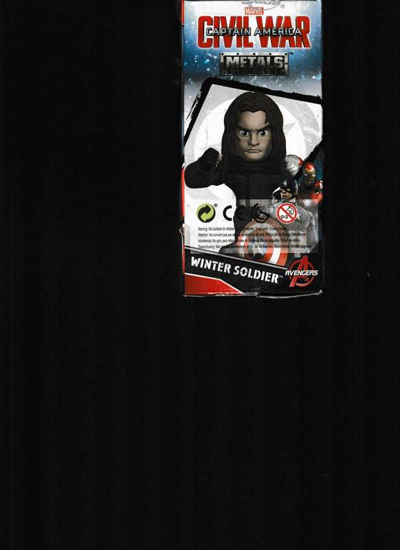 CAPTAIN AMERICA CIVIL WAR "WINTER SOLDIER" 100% METAL FIGURINE