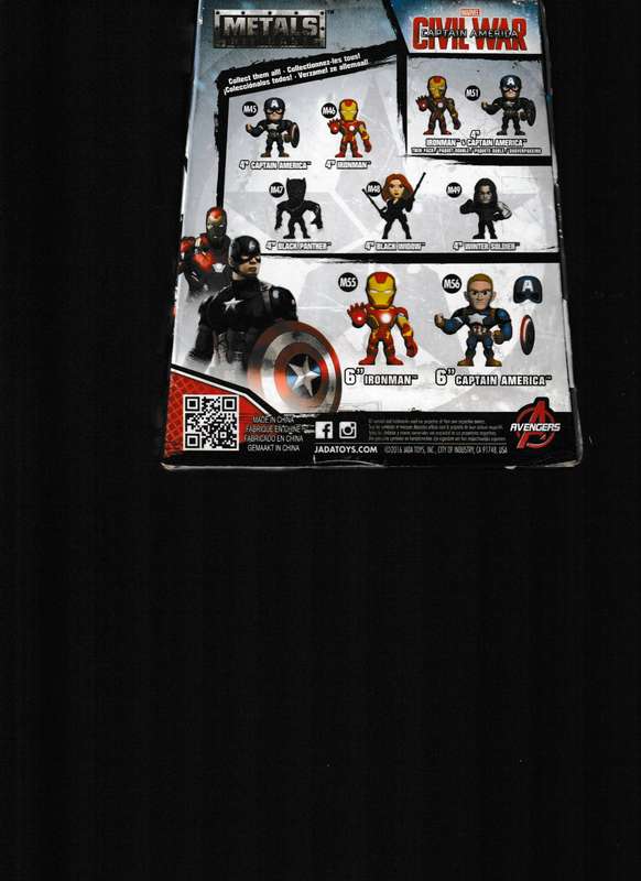 CAPTAIN AMERICA CIVIL WAR "WINTER SOLDIER" 100% METAL FIGURINE