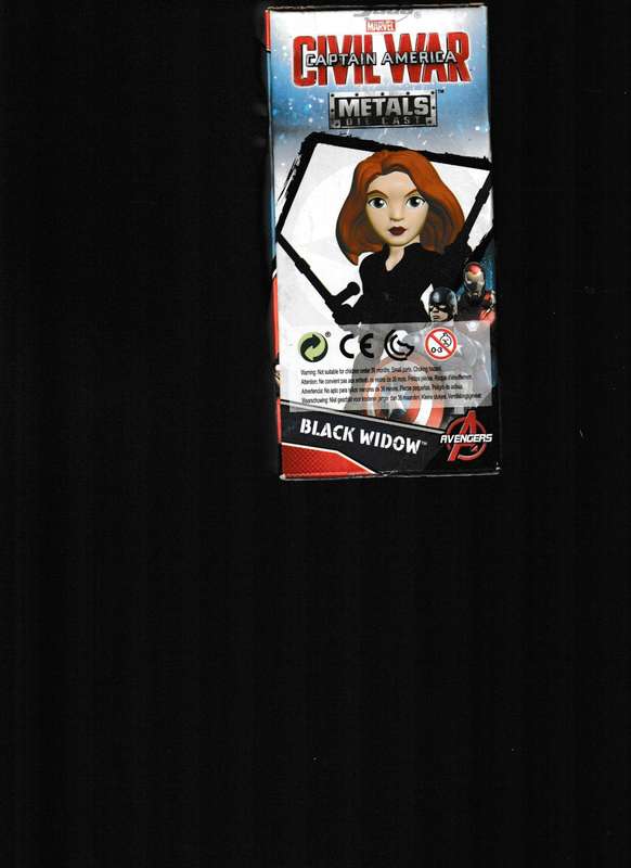 CAPTAIN AMERICA CIVIL WAR "BLACK WIDOW" 100% METAL FIGURINE