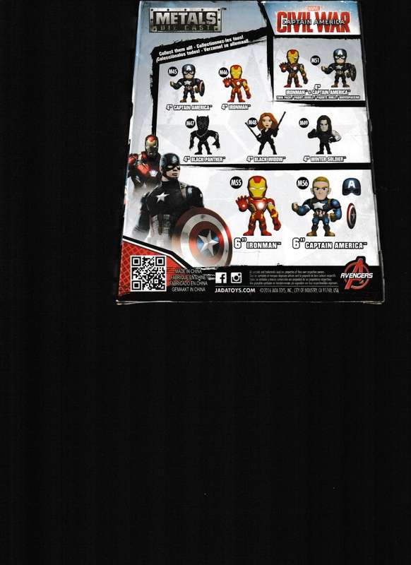 CAPTAIN AMERICA CIVIL WAR "BLACK WIDOW" 100% METAL FIGURINE