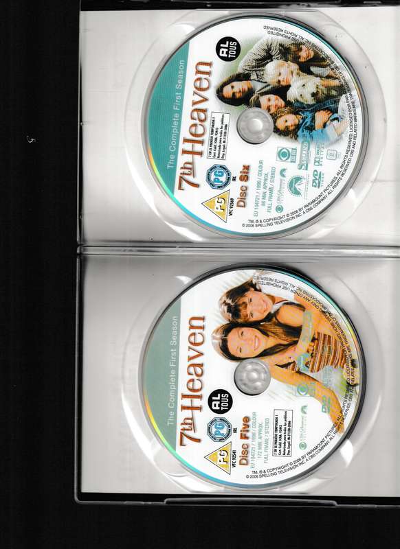 7TH HEAVEN 1 ST AND 2ND SEASONS, 12 DVD'S IN EXCELLENT CONDITION.
