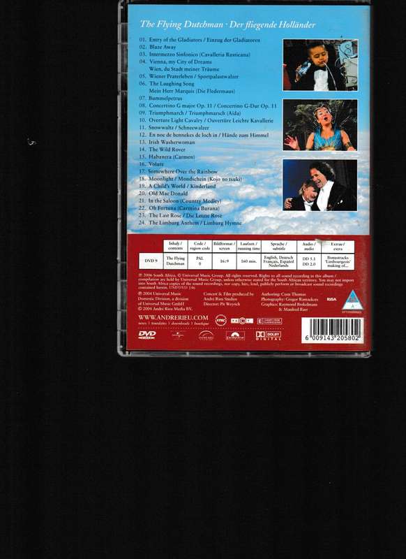 ANDRE RIEU, THE FLYING DUTCHMAN