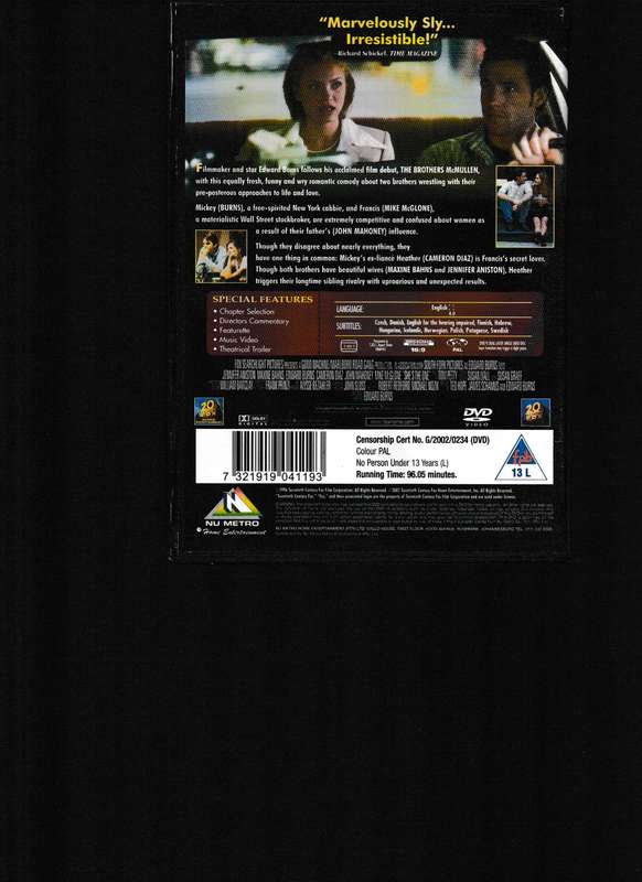 SHE'S THE ONE DVD