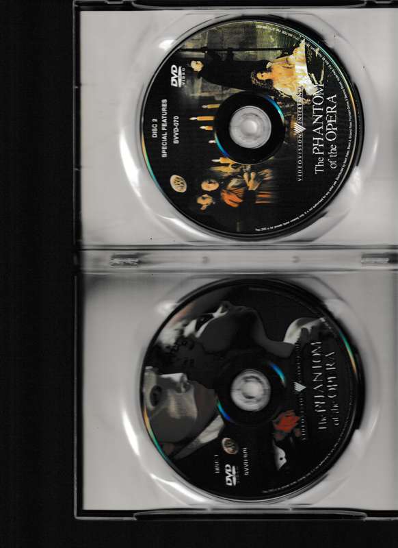 THE PHANTOM OF THE OPERA DOUBLE DISC DVD