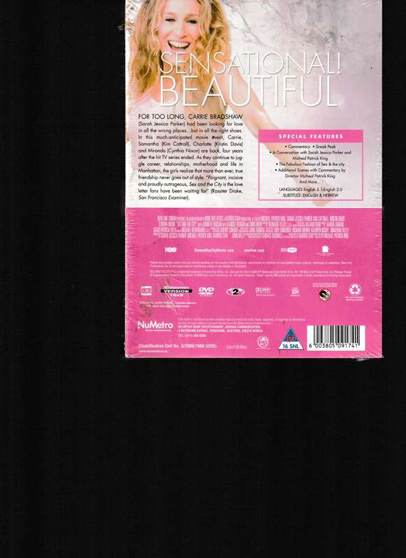 SEX AND THE CITY THE MOVIE, TWO DISC DVD SPECIAL EDITION (NEW)