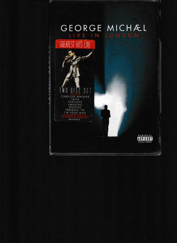 GEORGE MICHEAL LIVE IN LONDON 2 DISC SET DVD