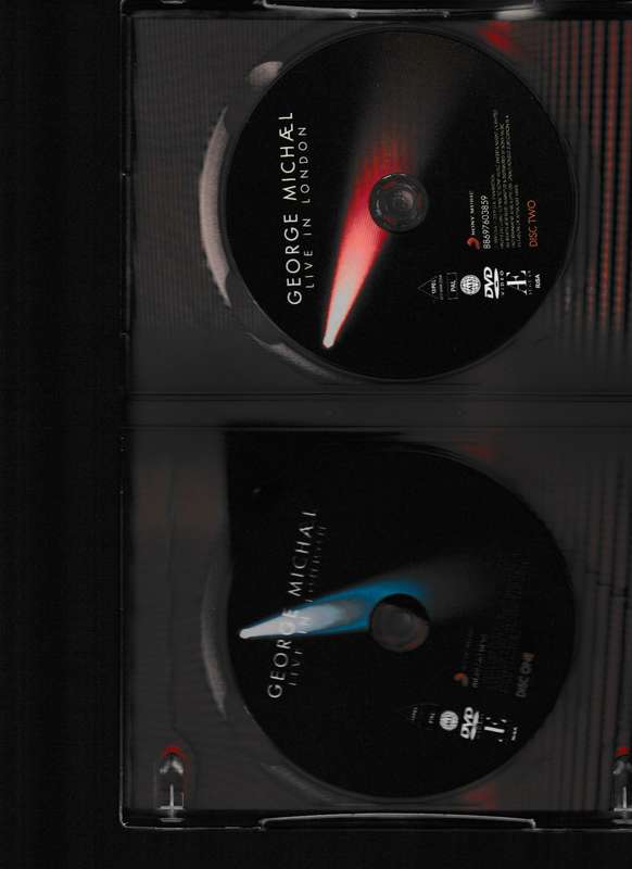 GEORGE MICHEAL LIVE IN LONDON 2 DISC SET DVD