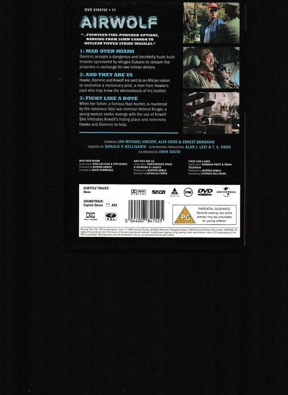 AIRWOLF VOLUME 1-4 DVD