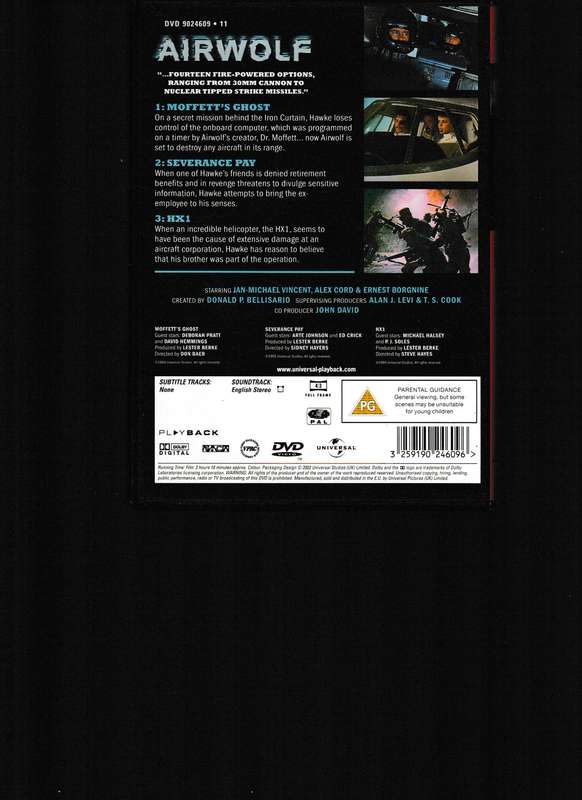 AIRWOLF VOLUME 1-4 DVD