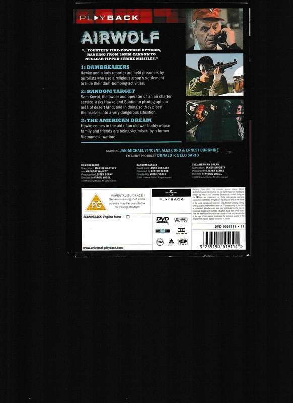 AIRWOLF VOLUME 1-4 DVD