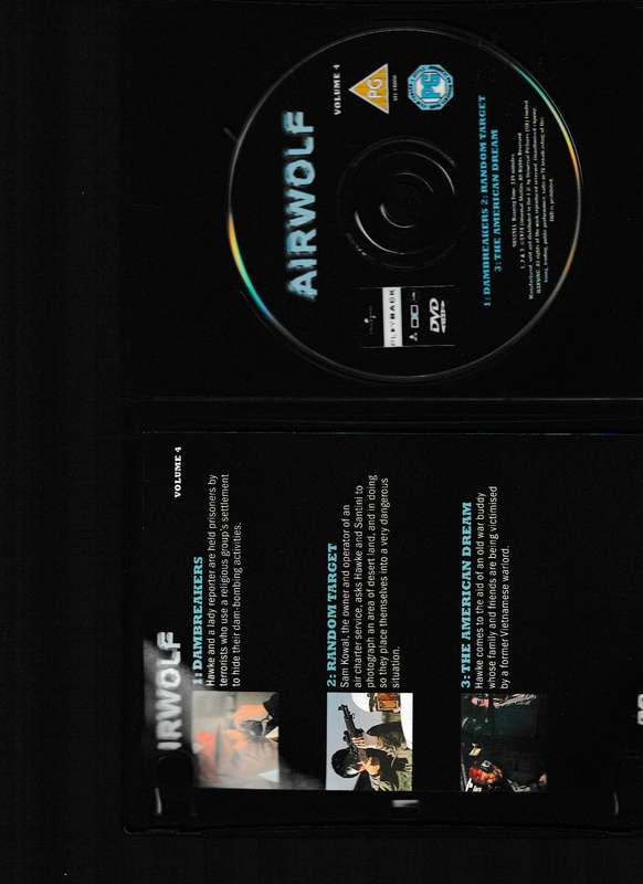 AIRWOLF VOLUME 1-4 DVD