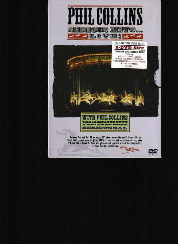 PHIL COLLINS, SERIOUS HITS LIVE 2 DVD SET