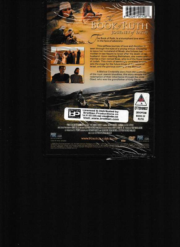 THE BOOK OF RUTH, JOURNEY OF FAITH DVD (NEW)