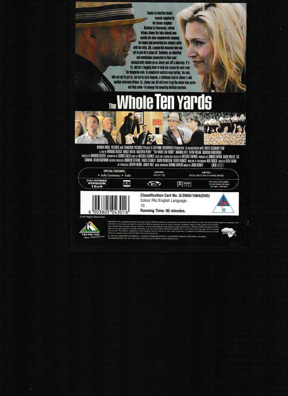 THE WHOLE TEN YARDS DVD