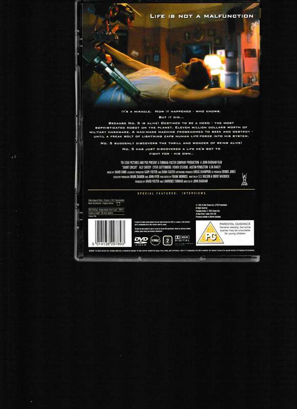 SHORT CIRCUIT DVD