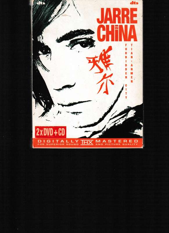 JARRE IN CHINA, LIVE IN FORBIDDEN CITY, TIANAMEN 2 DVD'S PLUS CD