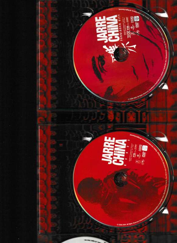 JARRE IN CHINA, LIVE IN FORBIDDEN CITY, TIANAMEN 2 DVD'S PLUS CD