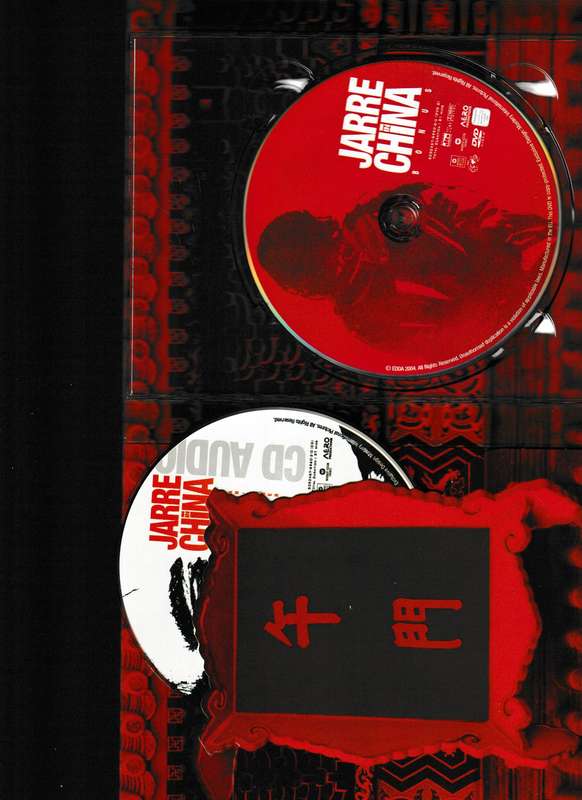 JARRE IN CHINA, LIVE IN FORBIDDEN CITY, TIANAMEN 2 DVD'S PLUS CD