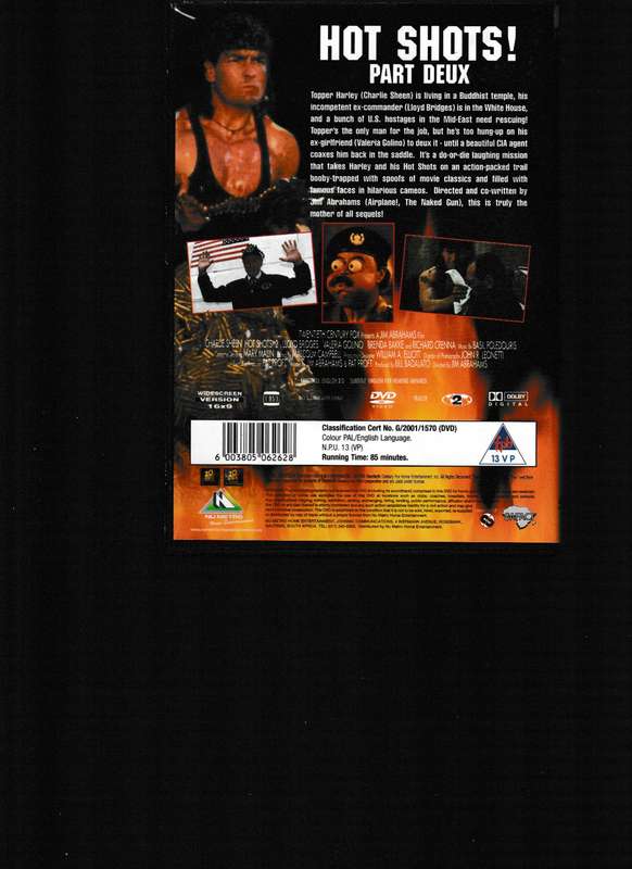 HOT SHOTS PART DEUX DVD